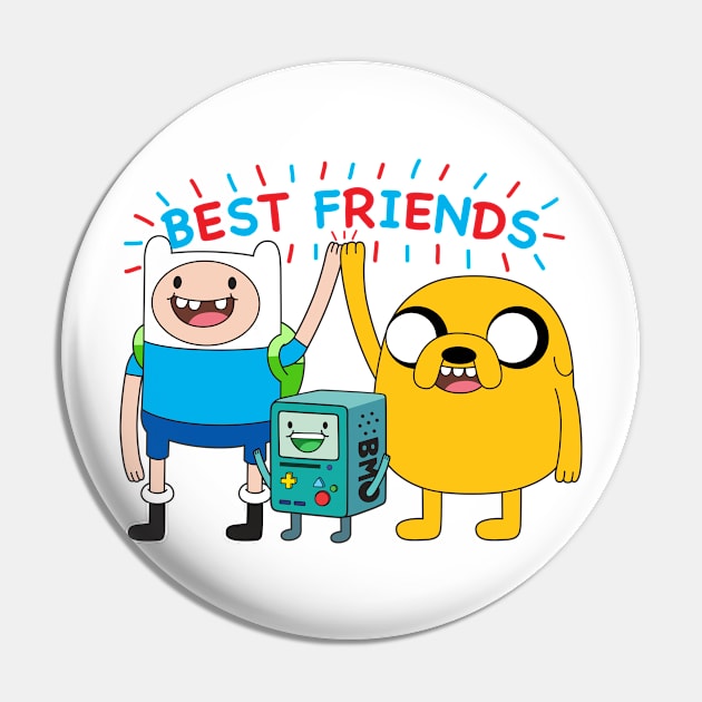 Finn Jake BMO Best Friends Pin by Plushism