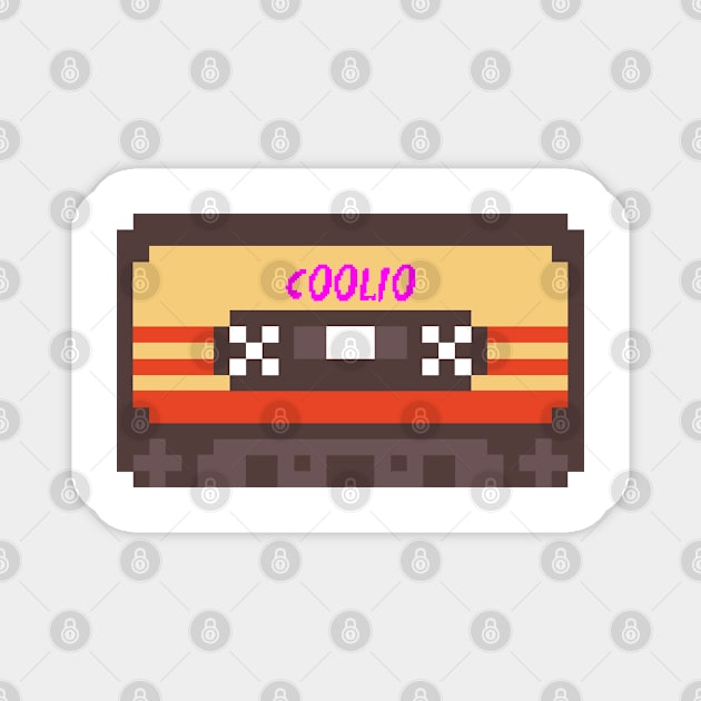 Coolio 8bit cassette Magnet by terilittleberids