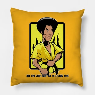 Karate Man Pillow