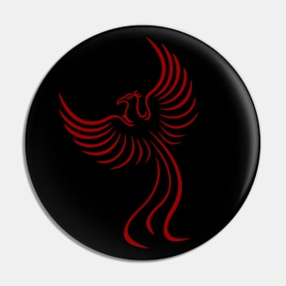 The Red Phoenix Flight Pin