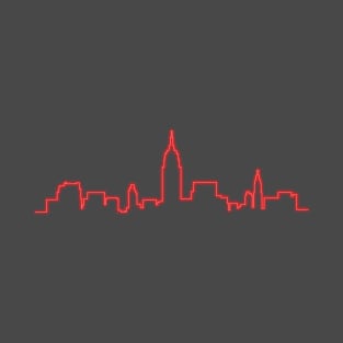 Neon NYC Skyline T-Shirt