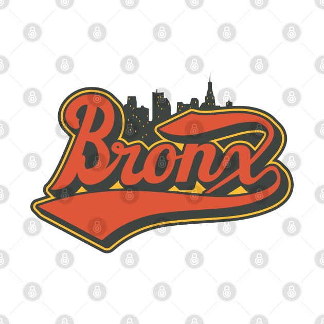 New York Bronx - New York Bronx Schriftzug - Bronx Logo by Boogosh