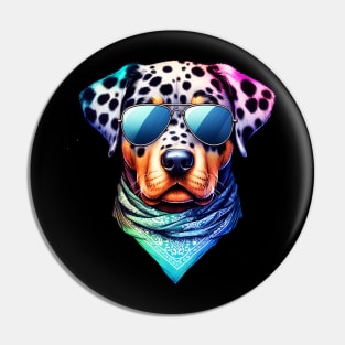 Cool Catahoula Leopard Dog Pin