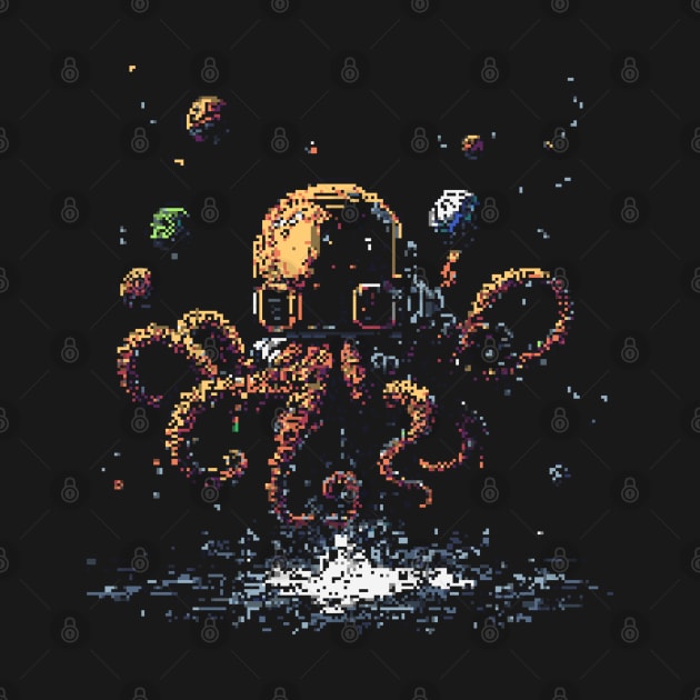 Space Octopus by Pixel-Eye