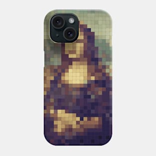 8-bit Mona Lisa Pixel Art Phone Case