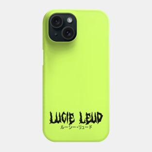 Lucie Leud / ルーシー・リュード (Black version) Phone Case