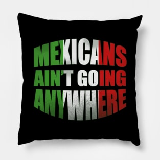 Mexicans Ain t Going Anywhere Pillow