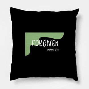 Forgiven - Bible Verse Pillow