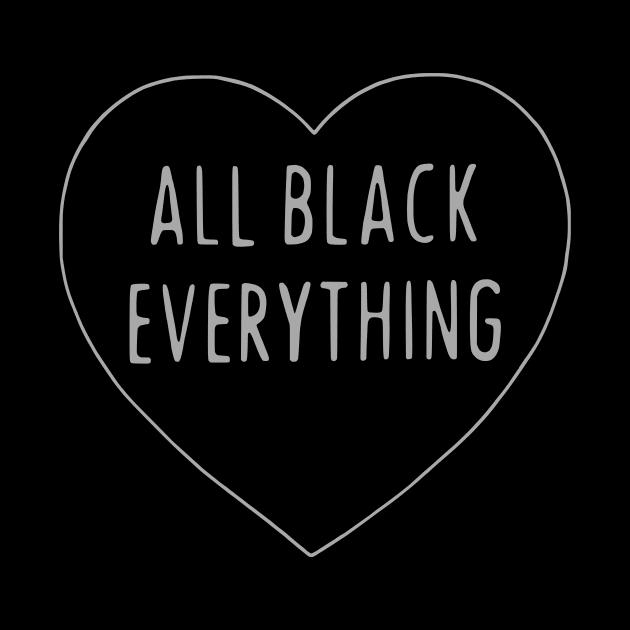 All Black Everything [Full Size Motif] by prettyinpunk