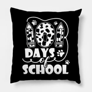 101 Days Of School Dalmatian Dog 100 Days Smarter Teachers Pillow