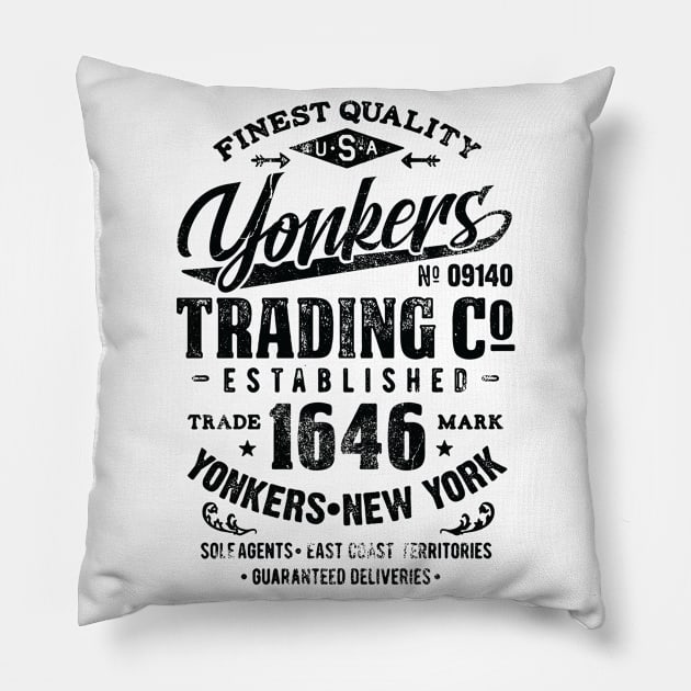 Yonkers Trading Co. Pillow by JP