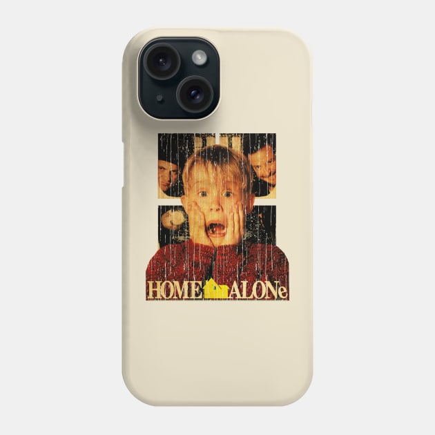 Vintage Home Alone Phone Case by Tigaduaart