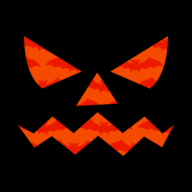 Scary Pumpkin Face by superdupertees