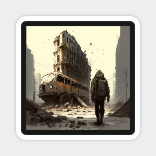 Post apocalyptic Design The last of us style Magnet