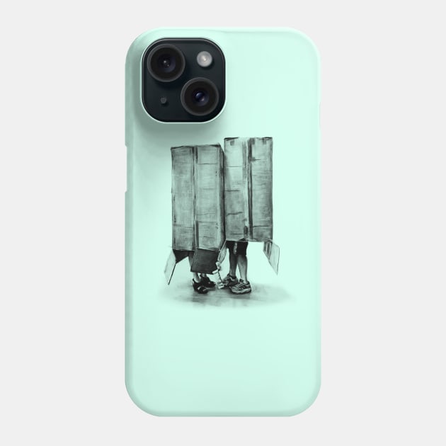 Cardboard relationship Phone Case by HawkinsStudio