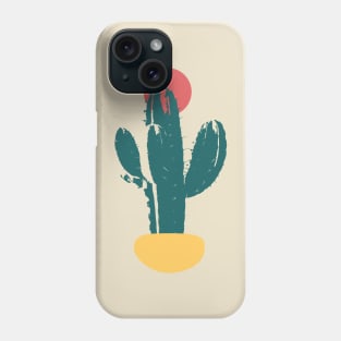 Minimalist Abstract Nature Art #50 Desert Cactus Phone Case