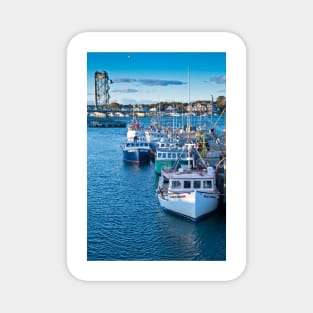 Portsmouth New Hampshire fishing fleet Magnet