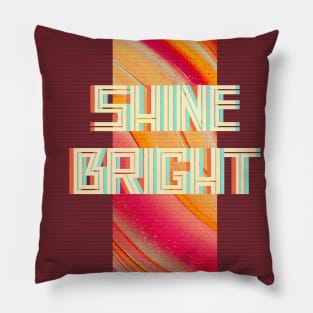 Shine Bright Retro Pillow