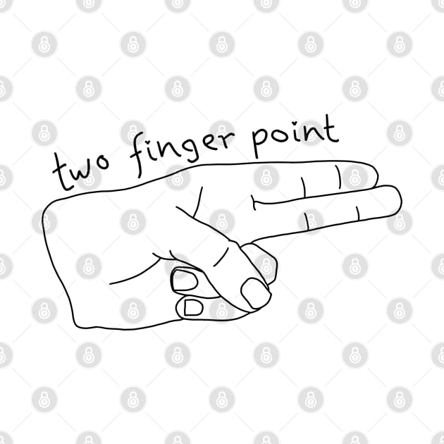 The two finger point by novabee