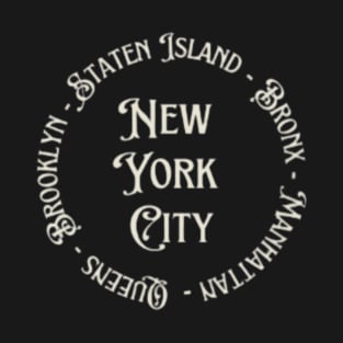 New York City Boroughs T-Shirt