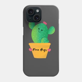 Free Cactus Hugs Phone Case