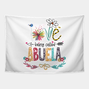 Love Being Called Abuela Happy Mother's Day Tapestry