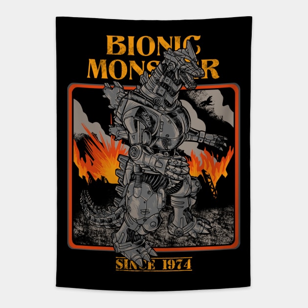 Bionic Monster since 1974 Tapestry by kimikodesign