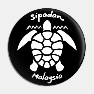 Diving with Sea Turtles at Sipadan Island, Malaysia Pin