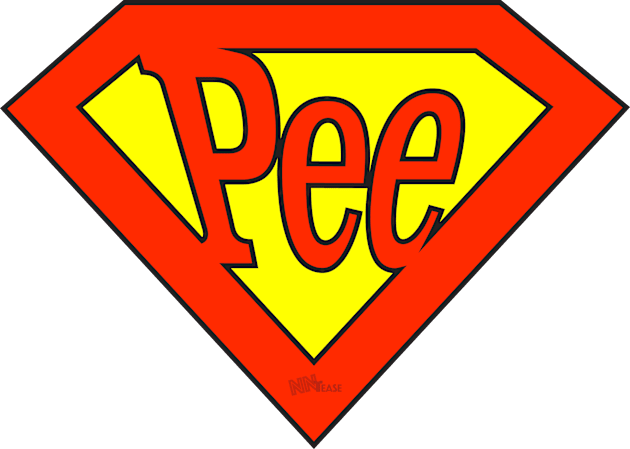 Super Pee Kids T-Shirt by NN Tease