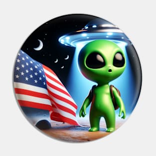 Little Green Men - Alien #4 Pin