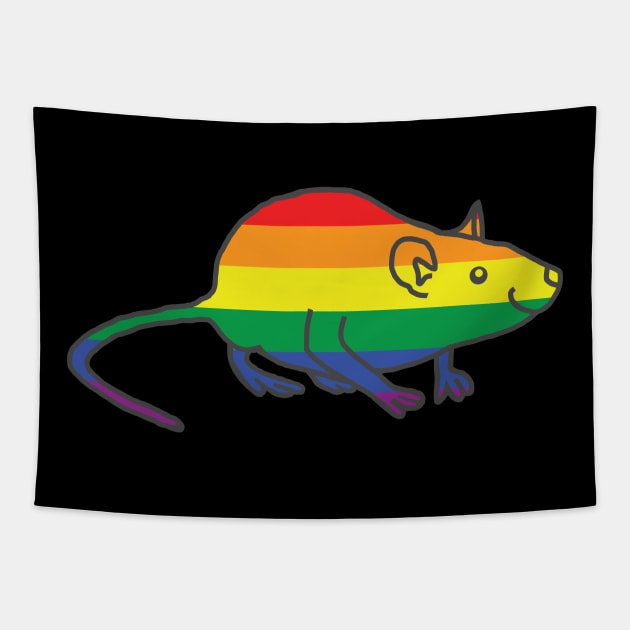 Rat Pride Tapestry by ellenhenryart