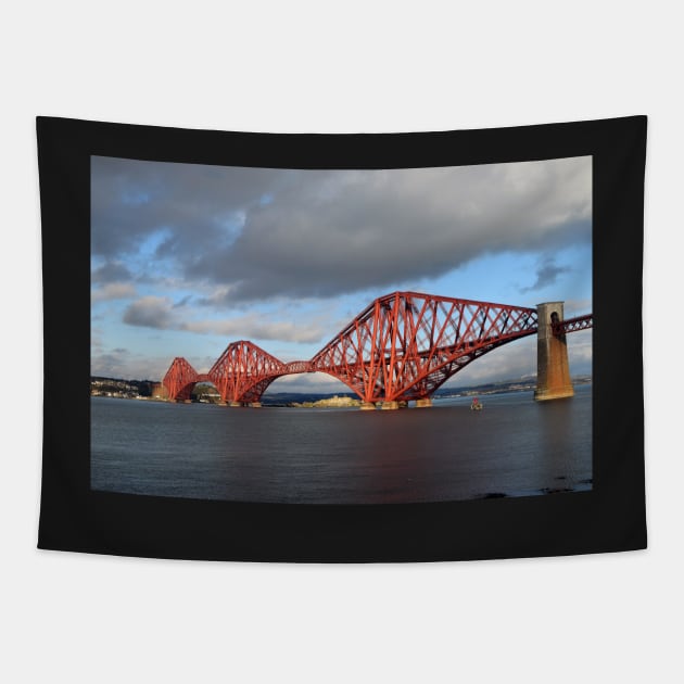 Forth Rail Bridge, Scotland Tapestry by golan22may