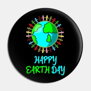 Happy Earth Day Pin