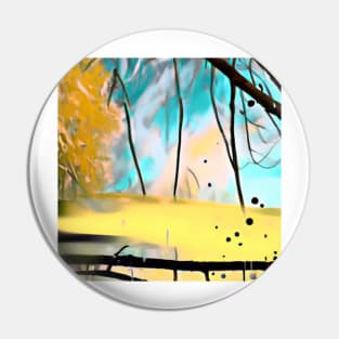 Abstract autumn forest Pin