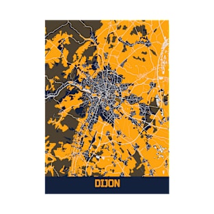 Dijon - France Bluefresh City Map T-Shirt