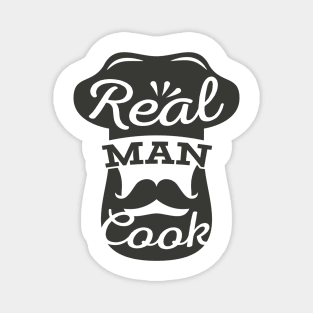 REAL MAN COOK Magnet