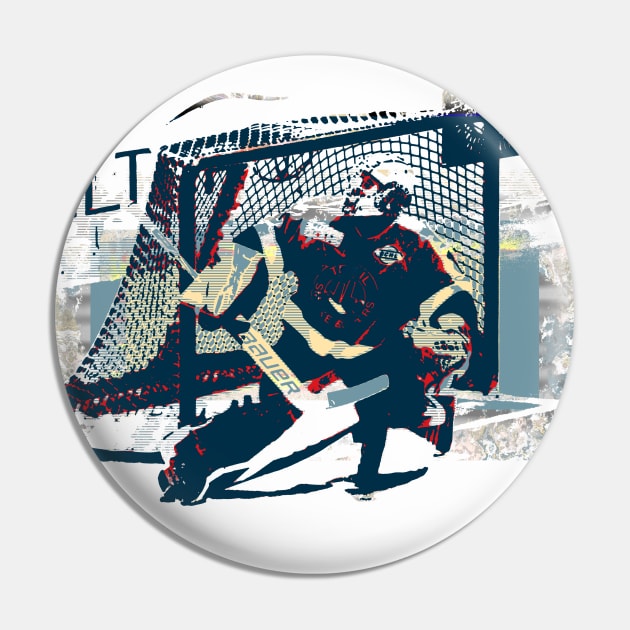 Goaltender - Ice Hockey Goalie Pin by Highseller