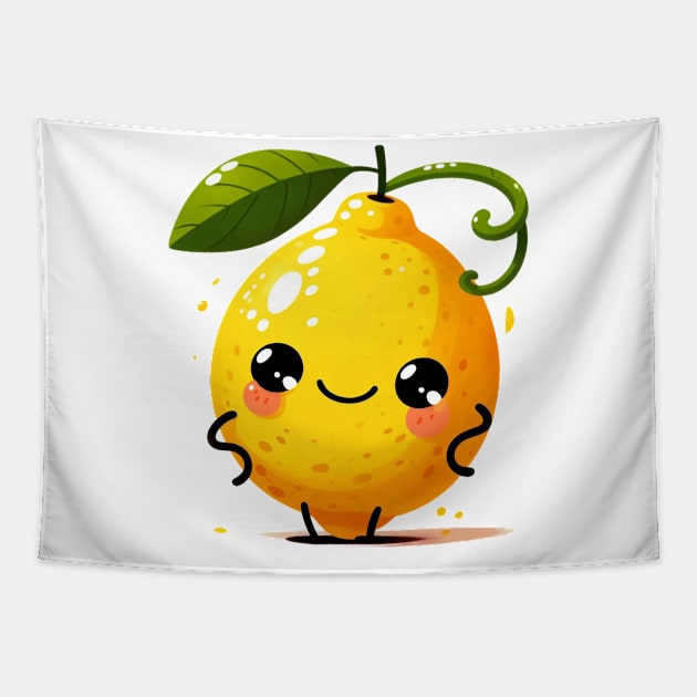 Cute Lemon Tapestry by Dmytro