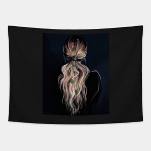 Christmas Hairstyle Tapestry