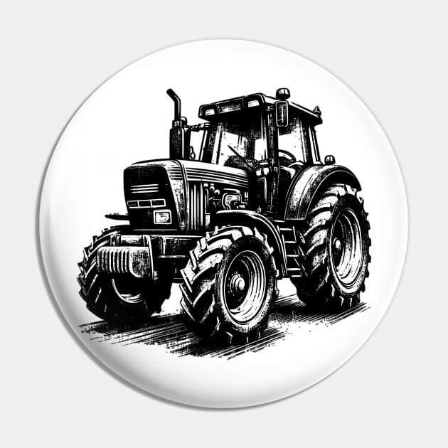 Agricultural Pin by Vehicles-Art