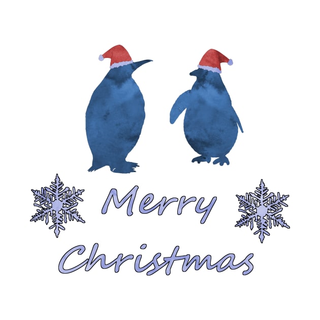 Santa Penguins by TheJollyMarten