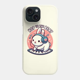 funny musician rabbit Phone Case