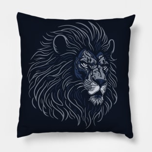 Majestic Lion Head - night Pillow