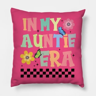 In My Auntie Era Cute Groovy Pillow