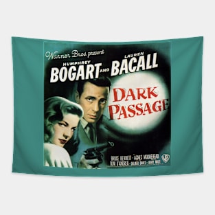 Classic Bogart-Bacall Movie Poster Tapestry