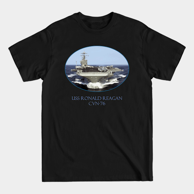 Disover USS Ronald Reagan CVN-76 - Aircraft Carriers - T-Shirt