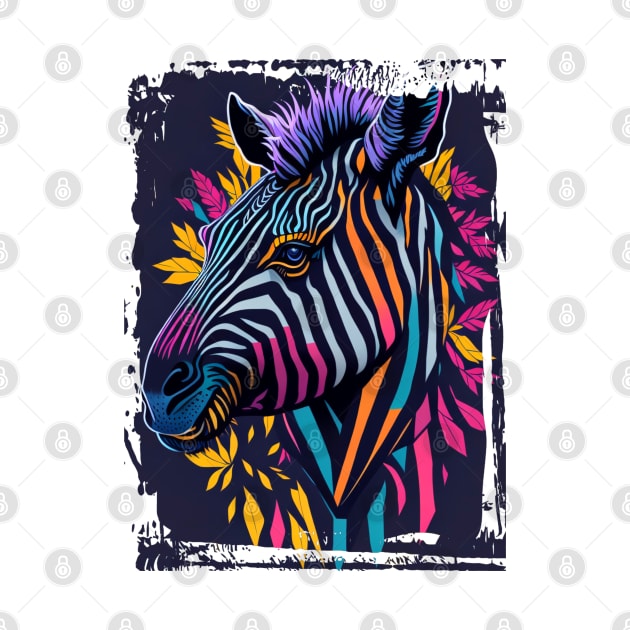 Zebra wpap pop art by NekerArt