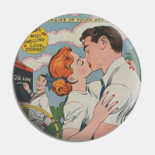 Vintage "Romantic Adventures" Cover Pin