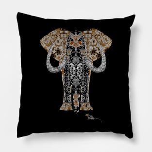 Elephant and Mouse Pillow