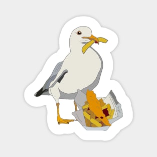 Chip thief seagull Magnet